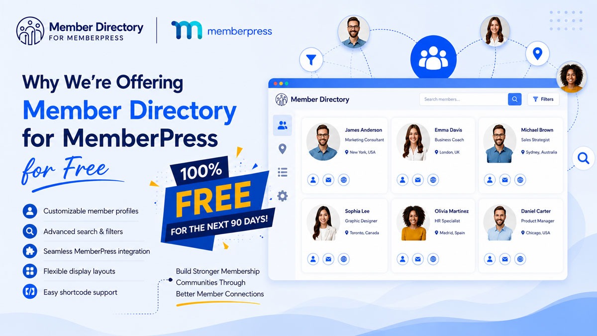 We Are Offering Member Directory For Memberpress Banner V2 1